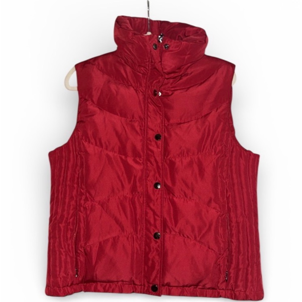 Kenneth Cole Reaction Women's Red Puffer Vest